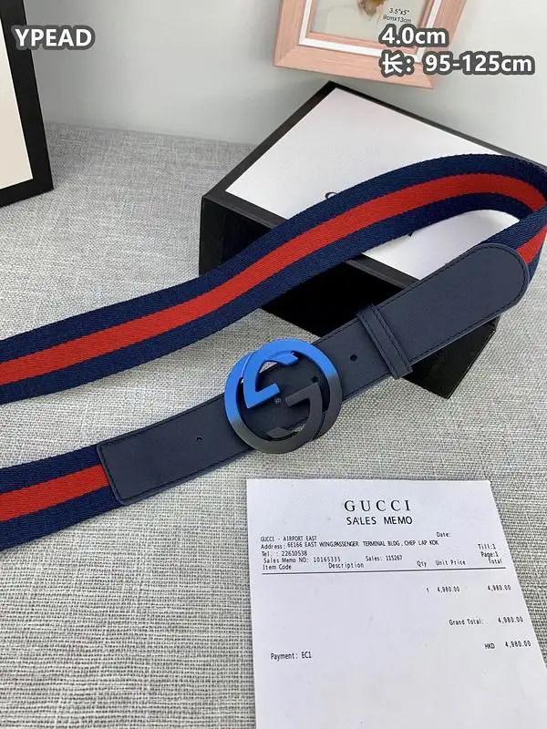 Gucci belt 40mmX95-125cm 8L08